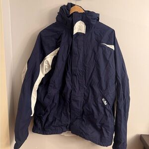 Gill Coast Lite Jacket Navy Blue White Sailing Waterproof Windbreaker XL